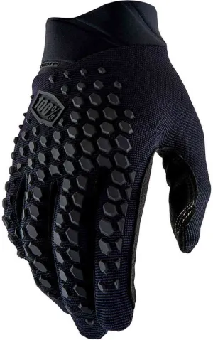 100% Geomatic Cycling Gloves, Black