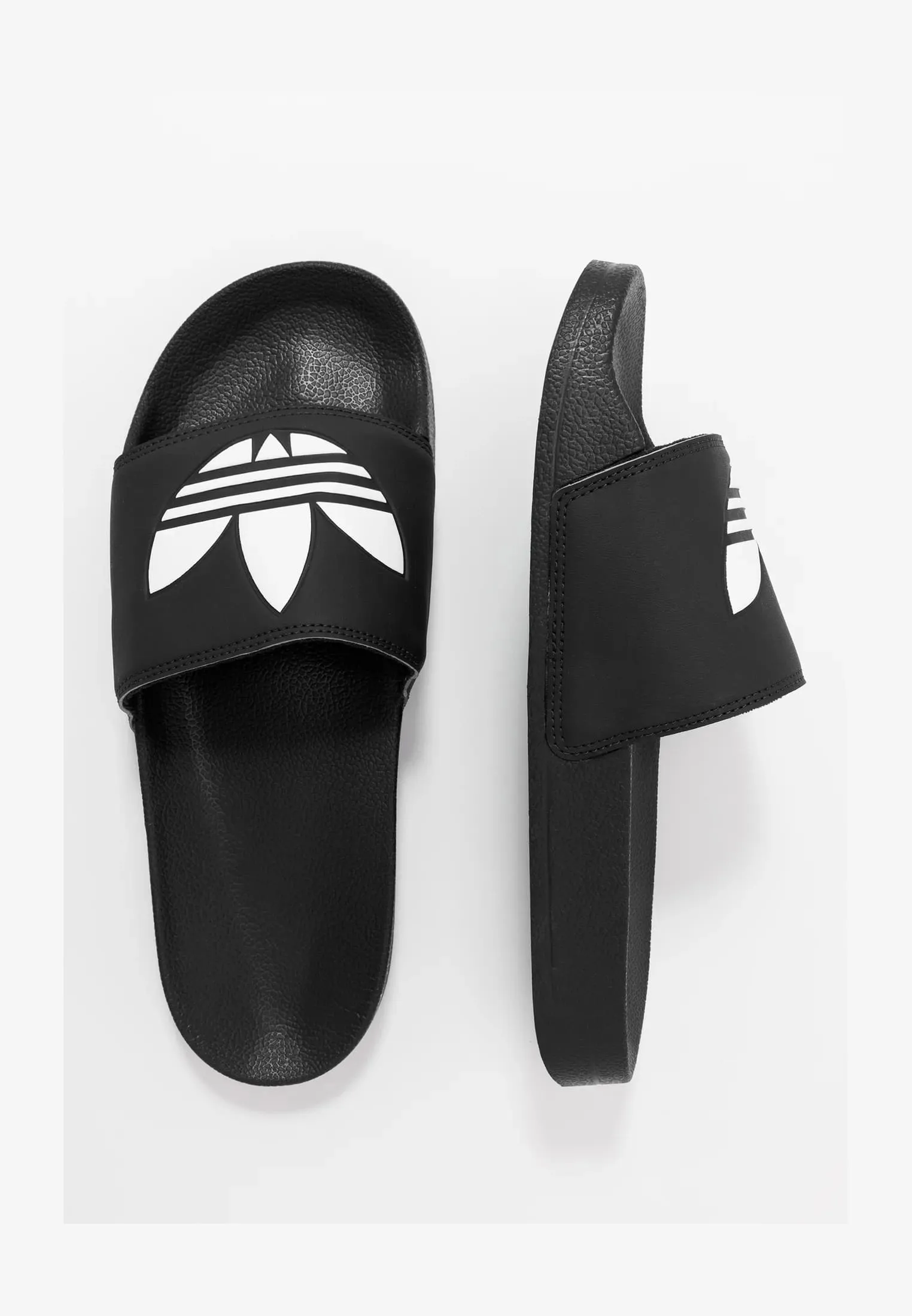 Adidas Originals Adilette Lite Unisex Flat Sandals, Black/White