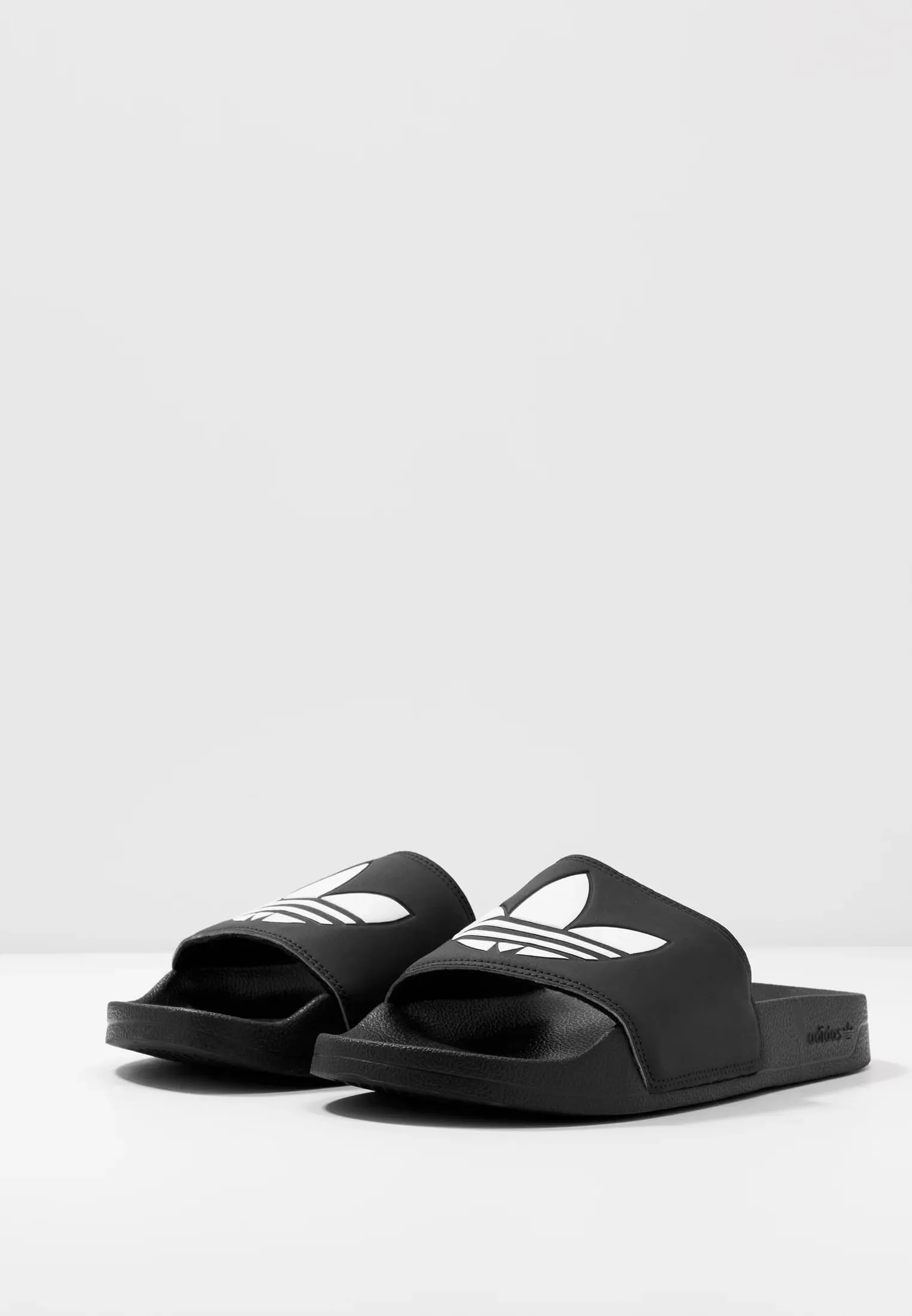 Adidas Originals Adilette Lite Unisex Flat Sandals, Black/White