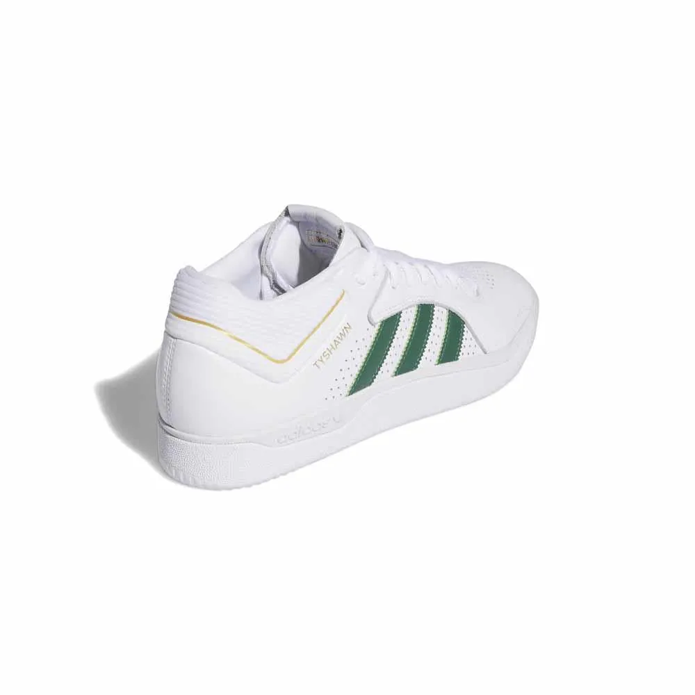 Adidas Skateboarding Tyshawn Feather White Dark Green Bluebird