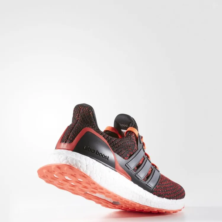 Adidas UltraBoost 2.0 J 'Solar Red' Sneakers, Black