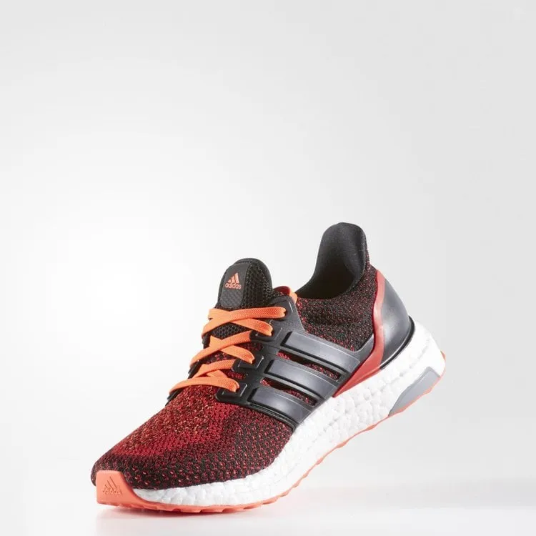 Adidas UltraBoost 2.0 J 'Solar Red' Sneakers, Black