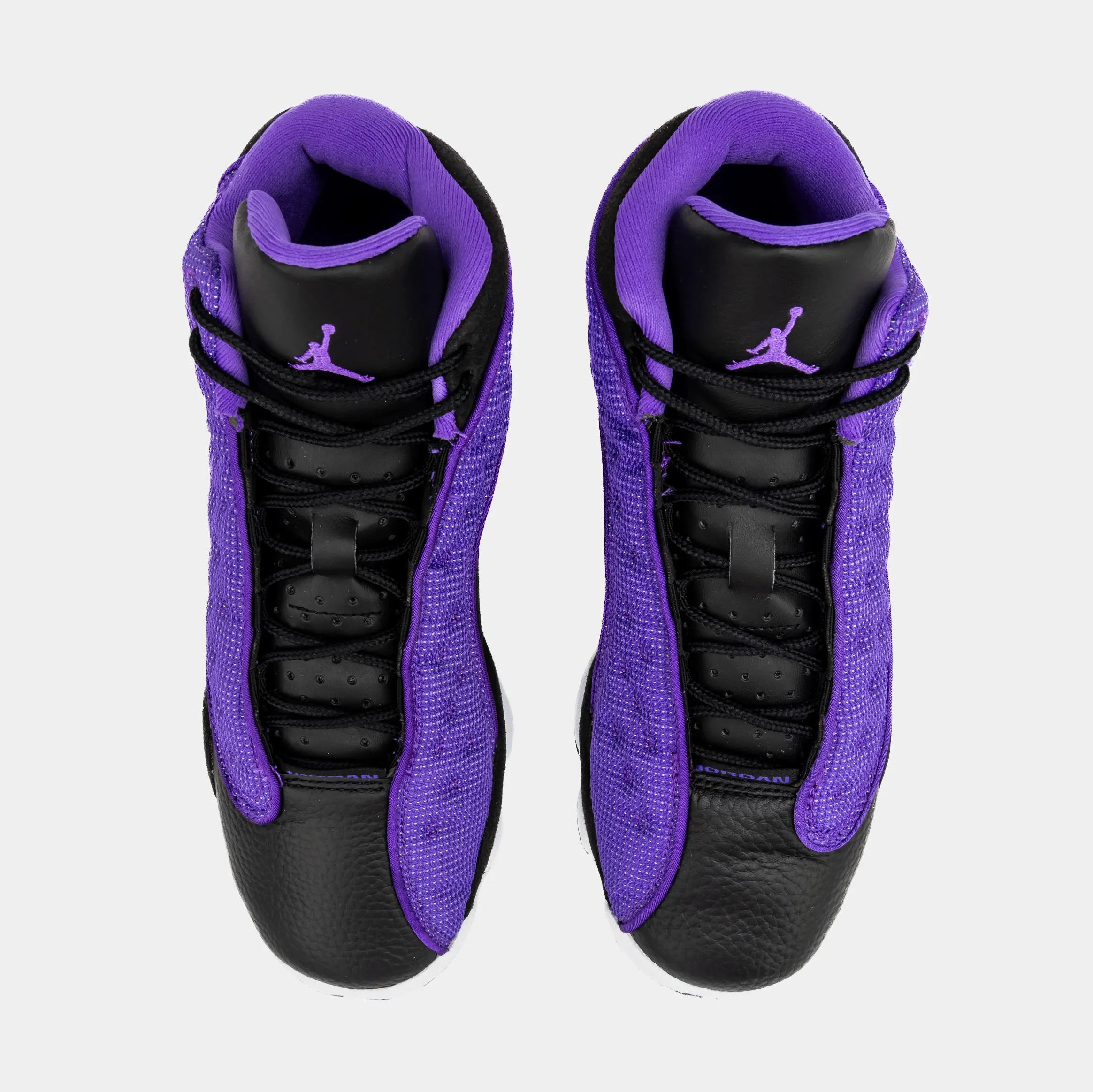 Air Jordan 13 Retro Purple Venom Grade School Lifestyle Shoes (Black/Purple)