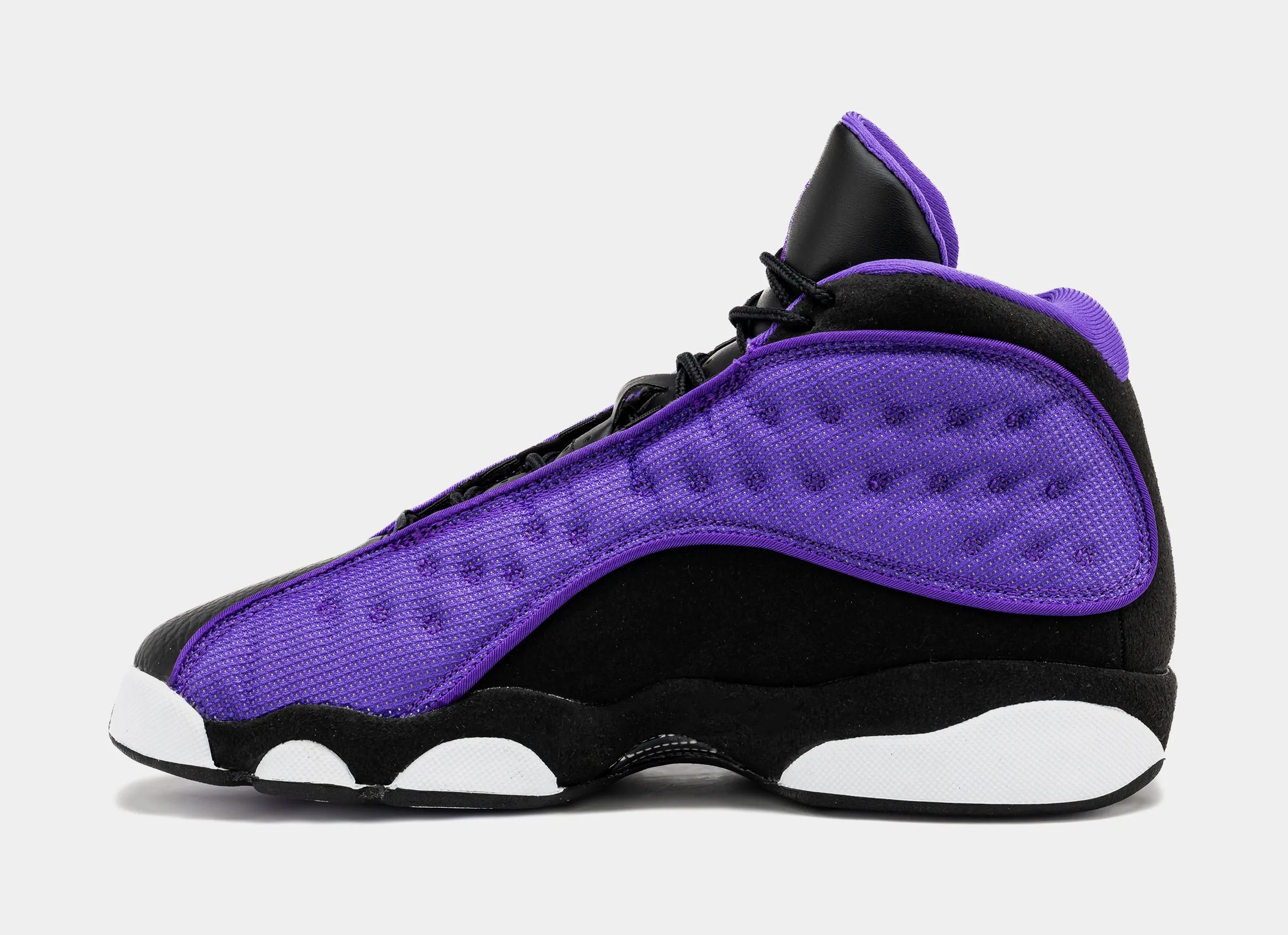 Air Jordan 13 Retro Purple Venom Grade School Lifestyle Shoes (Black/Purple)