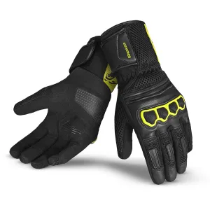 BELA Twix - Gloves - Black Yellow Flouro