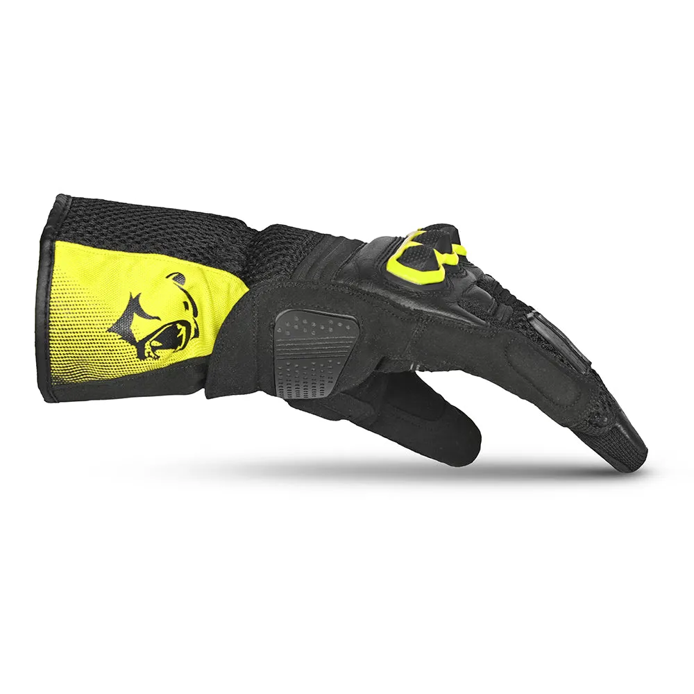 BELA Twix - Gloves - Black Yellow Flouro