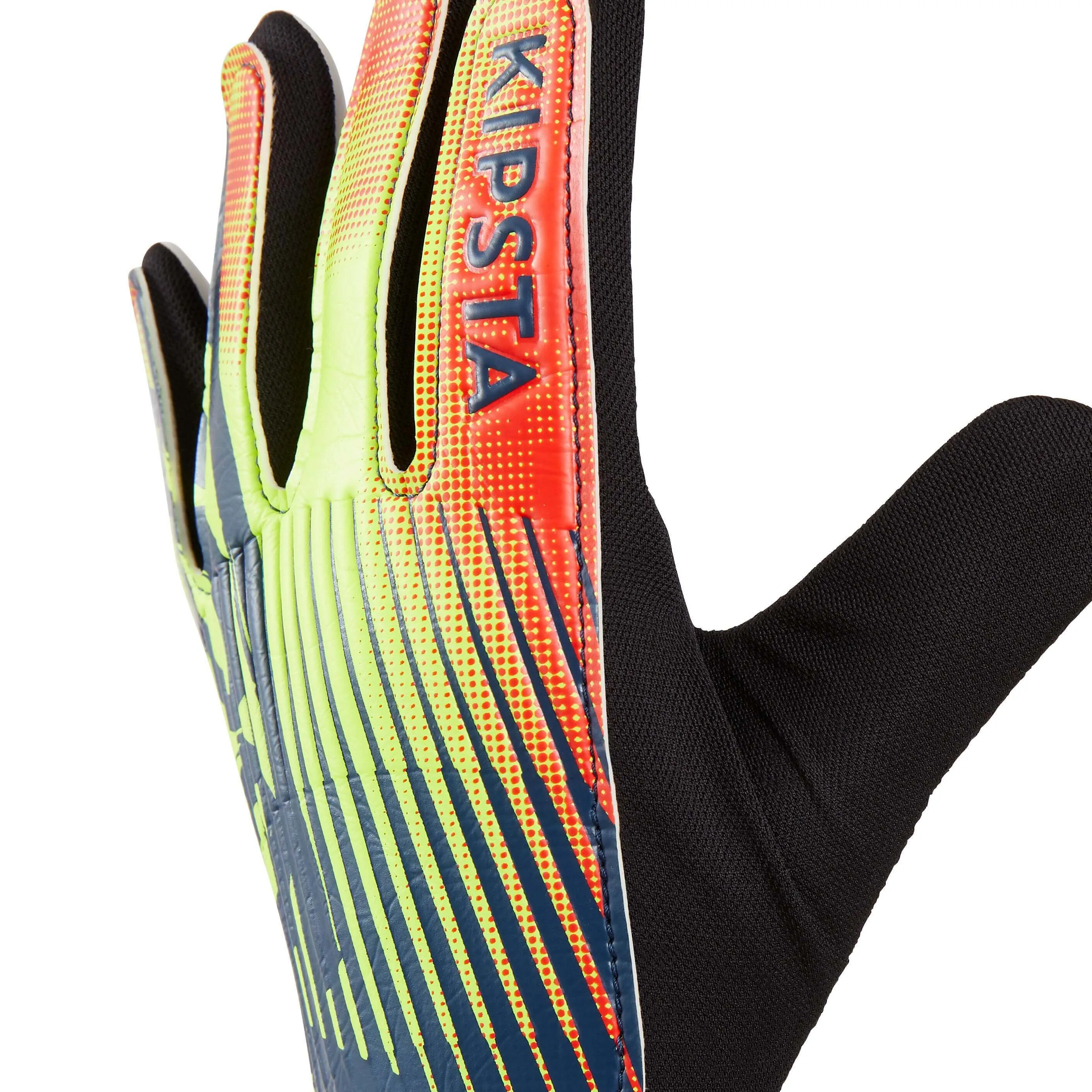 Children's goalkeeper gloves Kipsta Soccer First, black/yellow