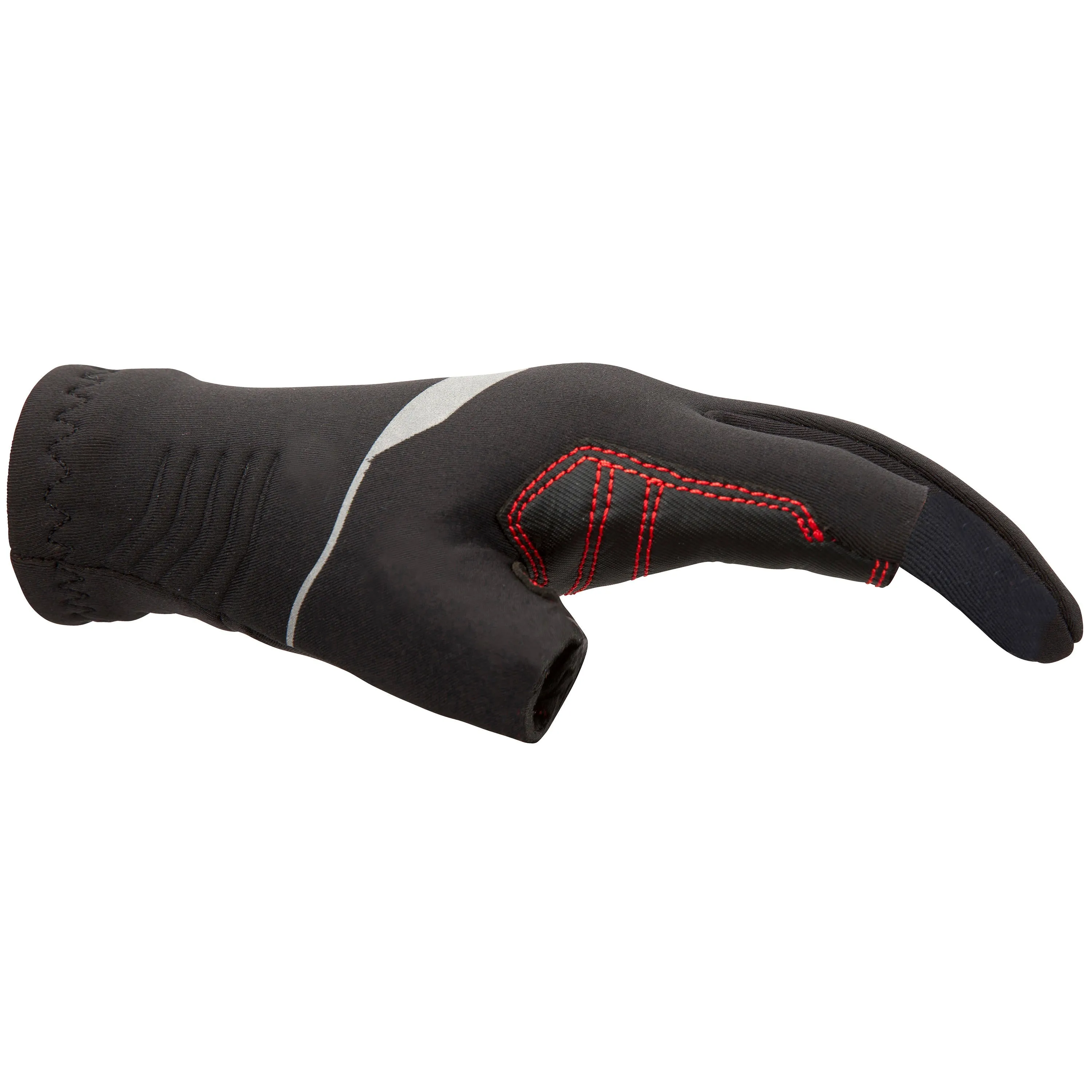 Children's sailing gloves Tribord Sailing 900, black/red