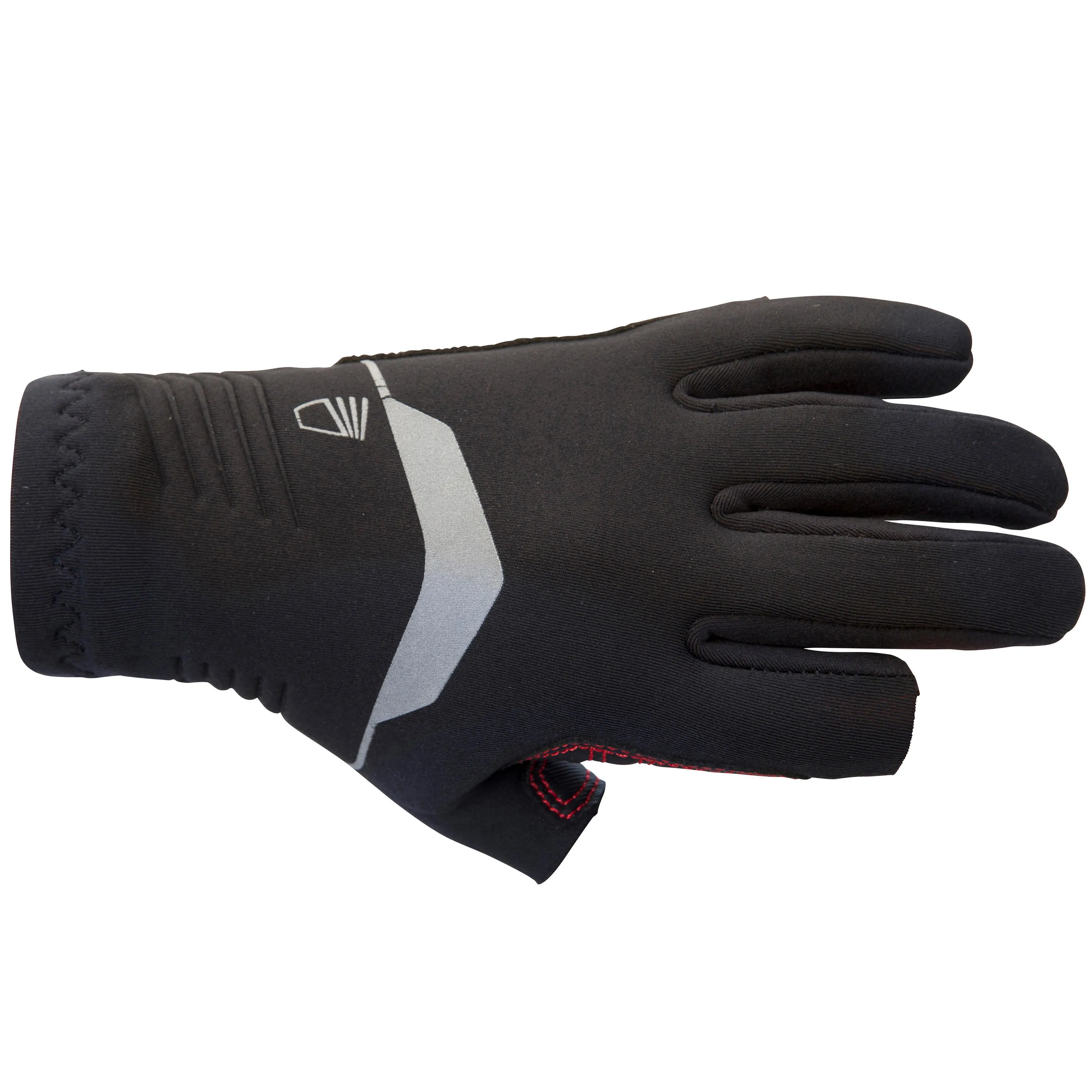 Children's sailing gloves Tribord Sailing 900, black/red