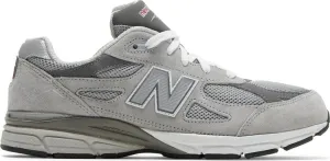 Children's sneakers New Balance 990v3, grey/green