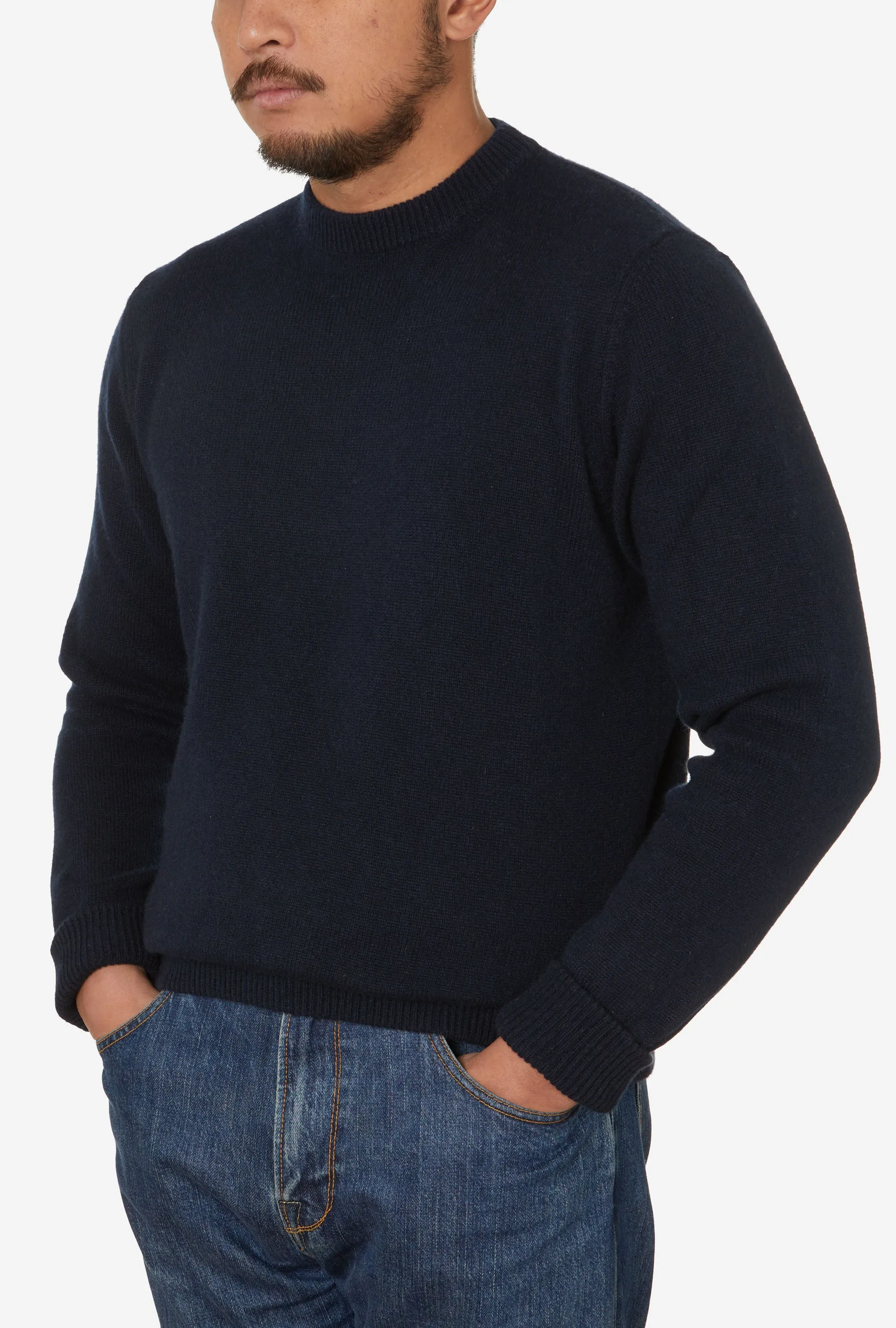 Crewneck Cashmere Navy