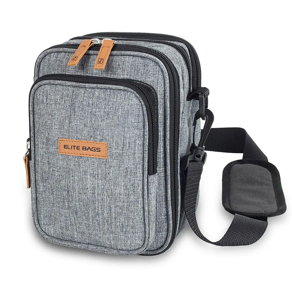 Diabetes Shoulder Bag Grey VAT Relief