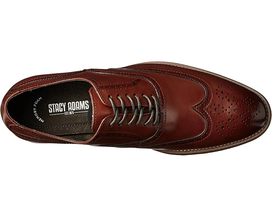 Dunbar Wingtip Oxford Stacy Adams, cognac