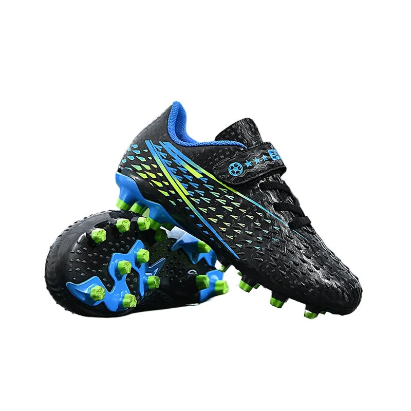 Girls' Soccer Shoes, Magic Tape, TF Studs, School Training