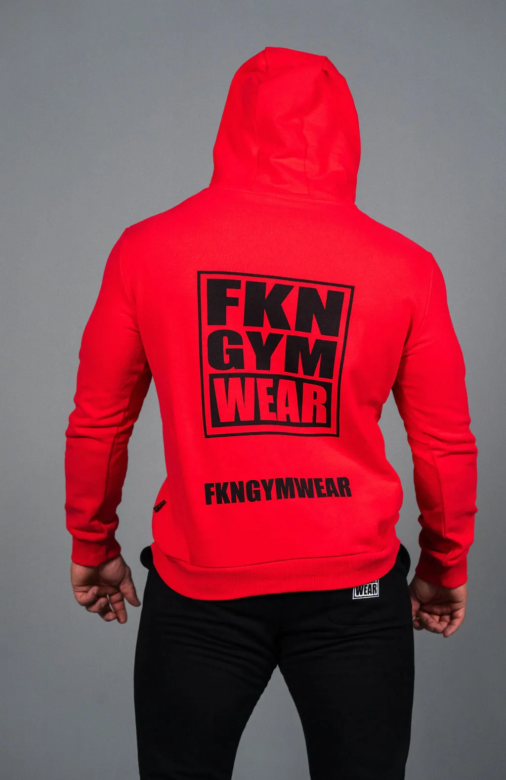 Heist | Men's Gym Hoodie | Red