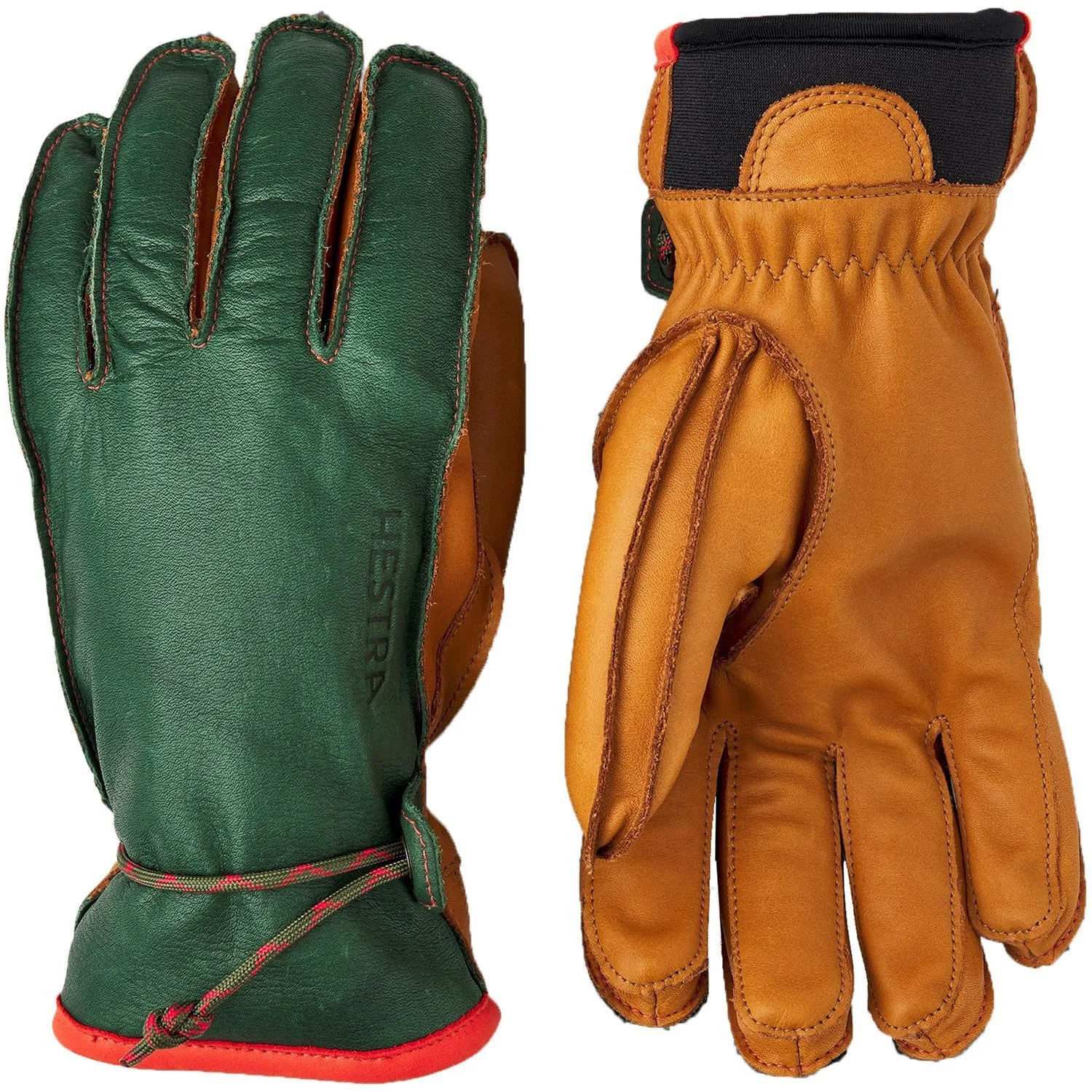 Hestra Wakayama 5-Finger gloves, green