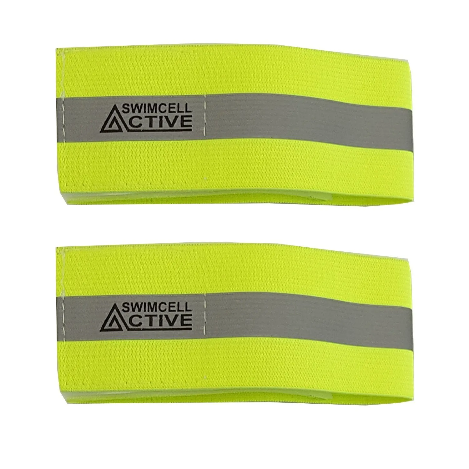 Hi-Vis Reflective Neon Armband. Pack of 2.