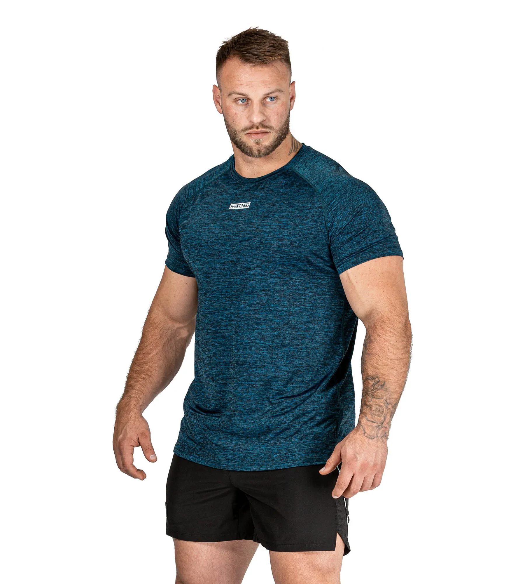 Infinity Gym Tee II - Cosmic Blue