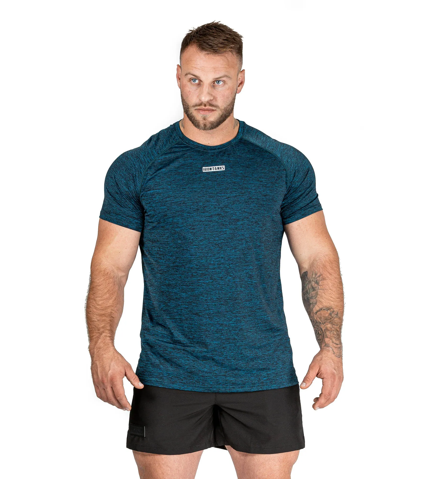 Infinity Gym Tee II - Cosmic Blue