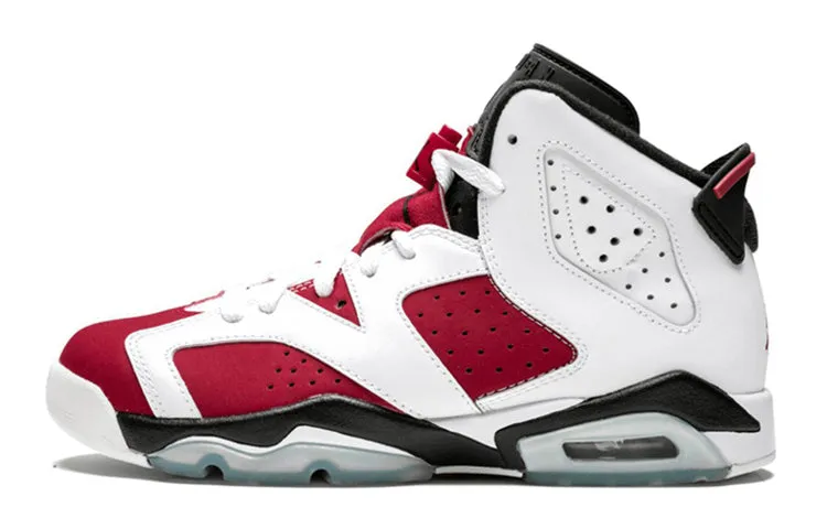 Jordan Air Jordan 6 Vintage Basketball Female, White/Dark Red/Black