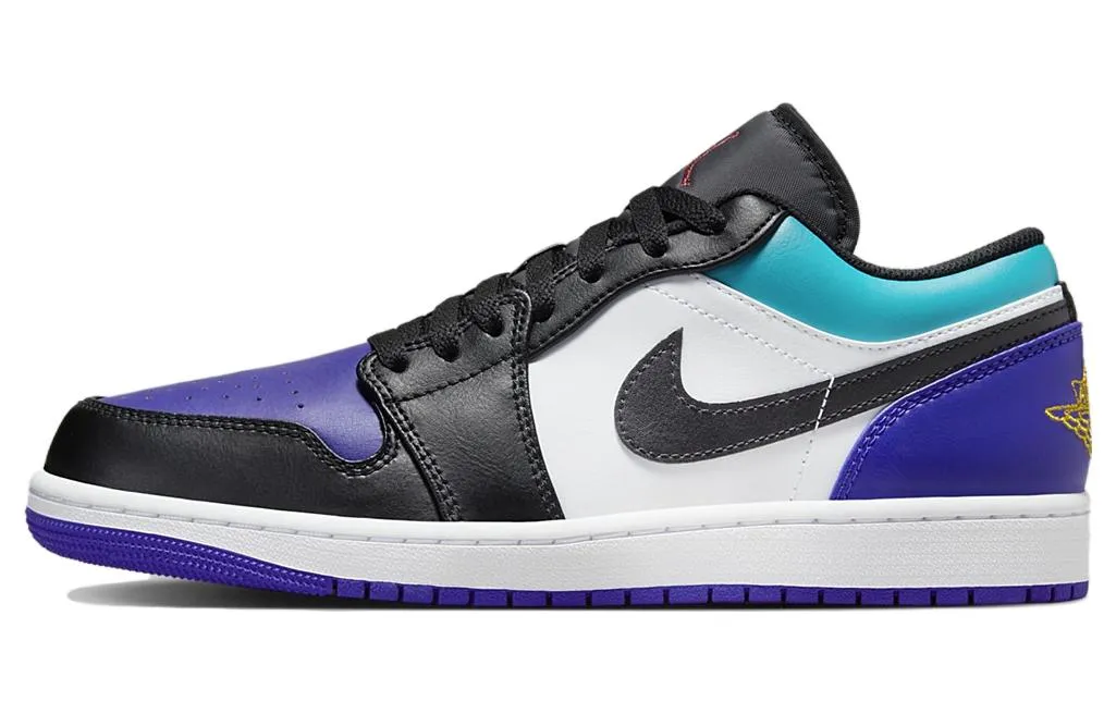 Jordan Men's Basketball Shoes Air Jordan 1 Vintage, White/Black/Purple