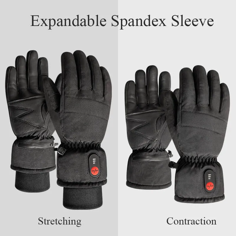 Keepwarming Touch Screen Wear Resistant Splashproof Heated Gloves