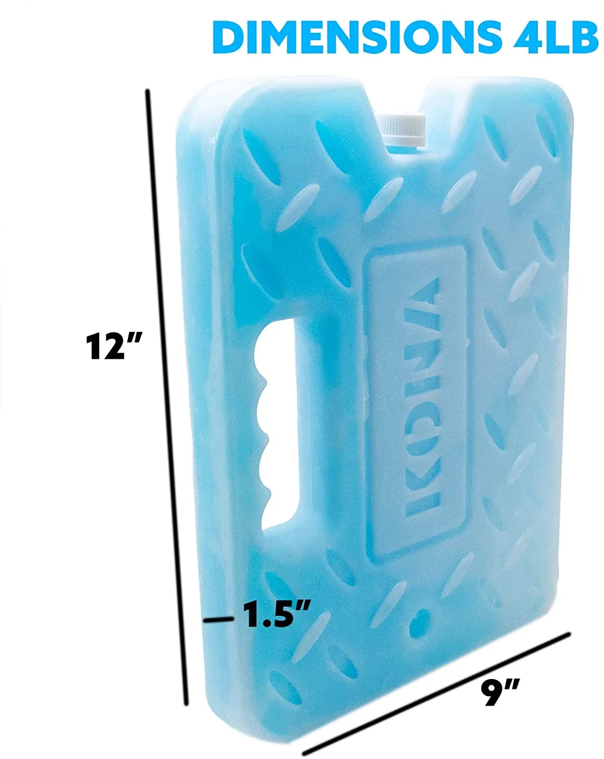 Kona XL 4 lb. Blue Ice Pack for Coolers