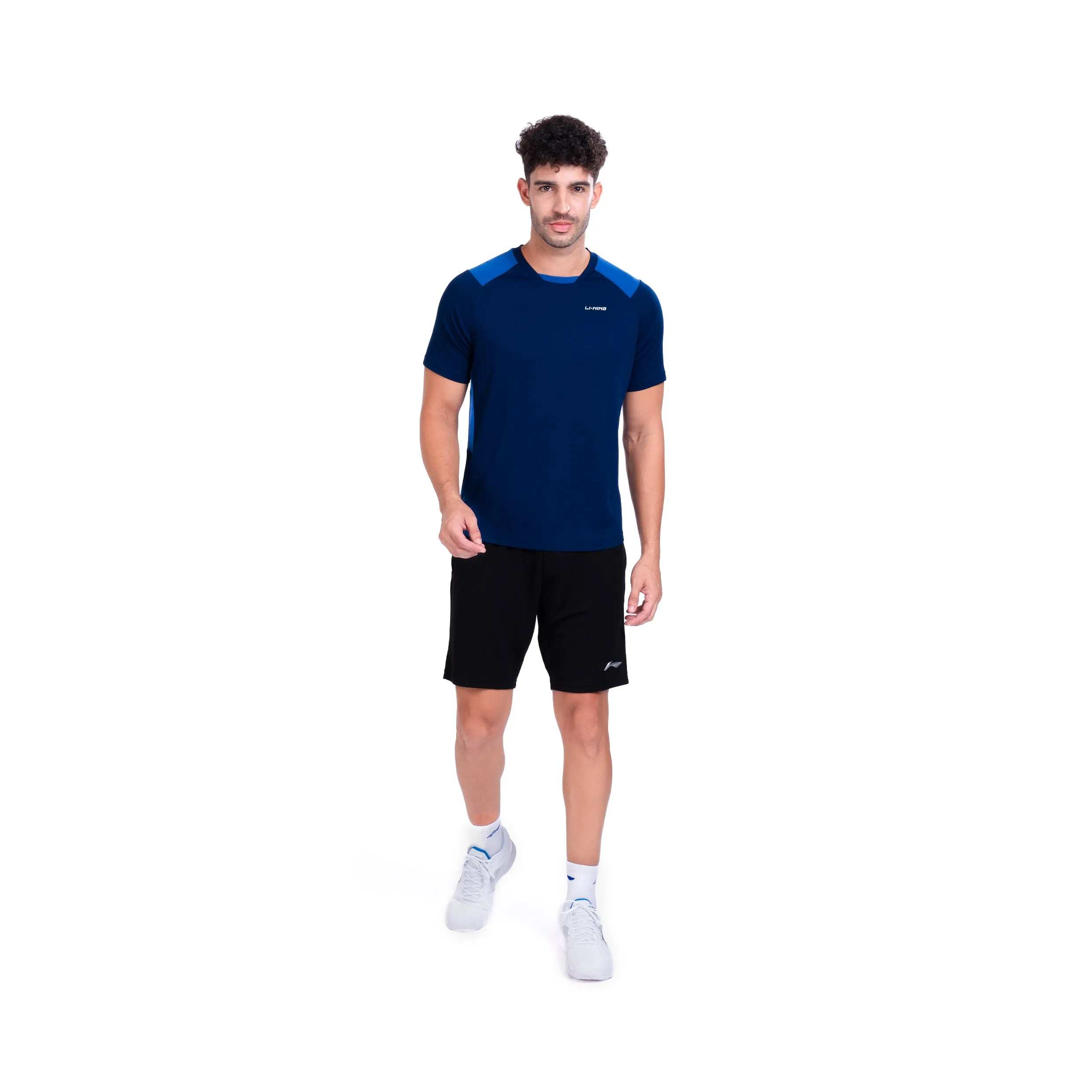 Li-Ning Flip Side T-Shirt (NAVY ; S)