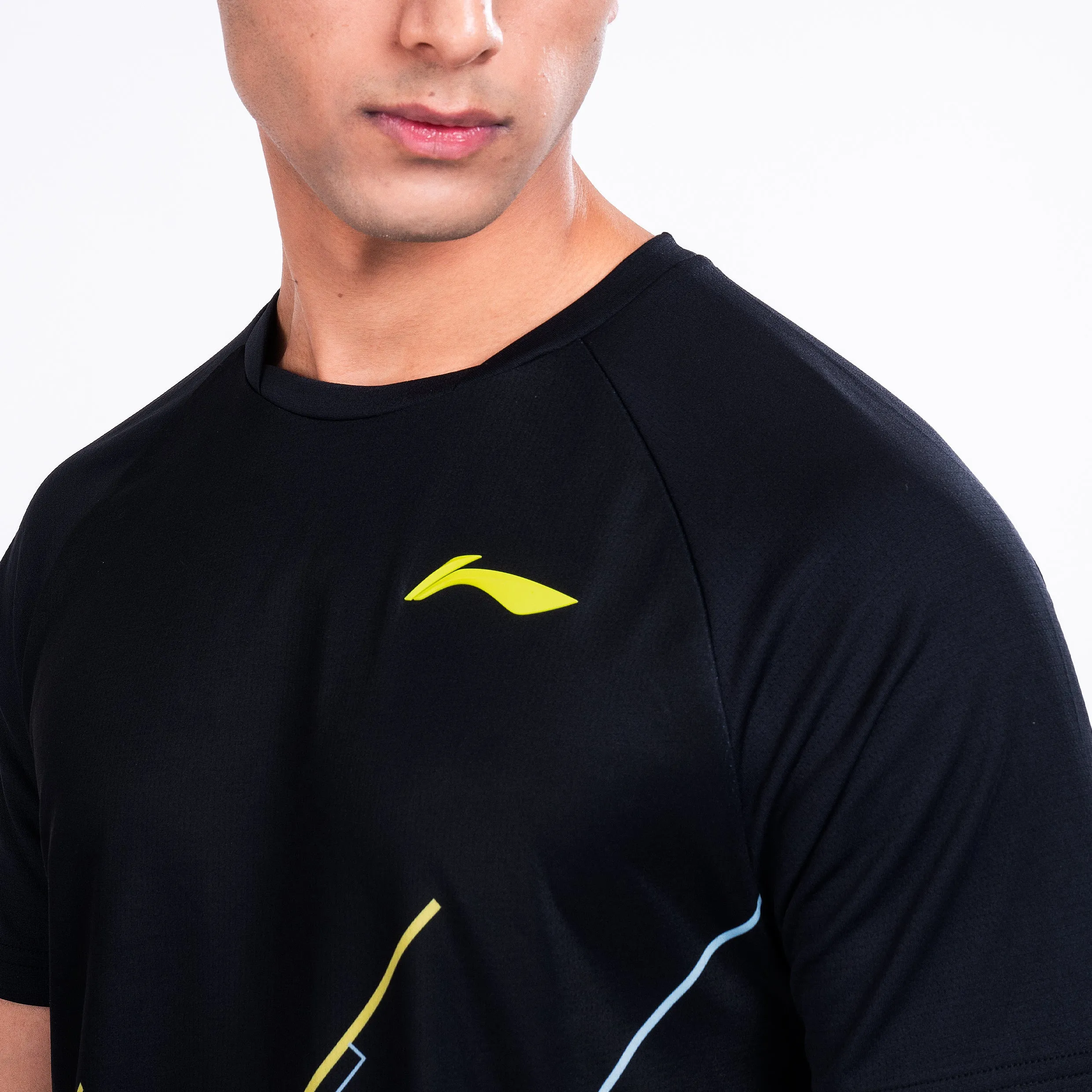 Li-Ning Prism T-Shirt (BLACK ; 2XL)