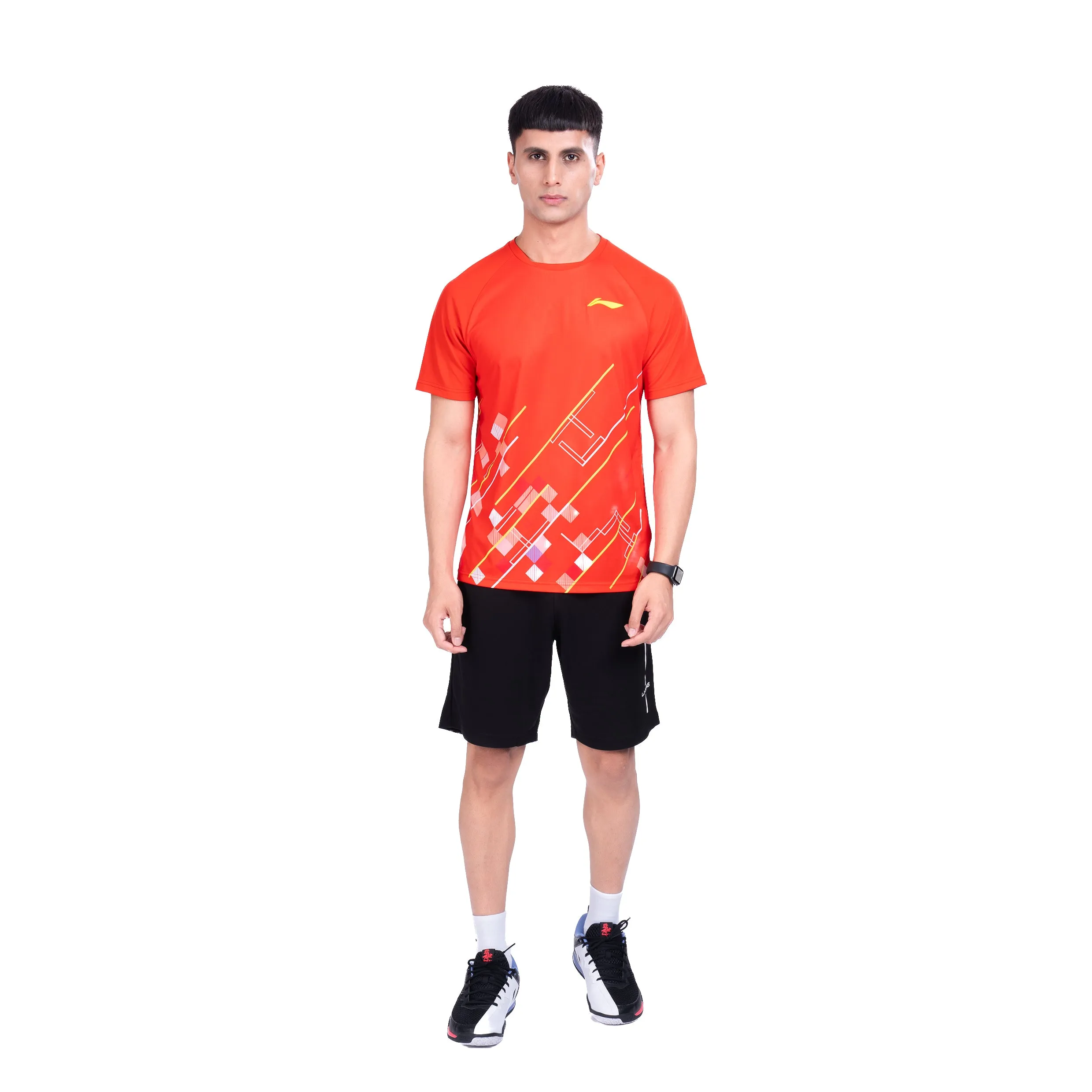 Li-Ning Prism T-Shirt (RED ; 2XL)