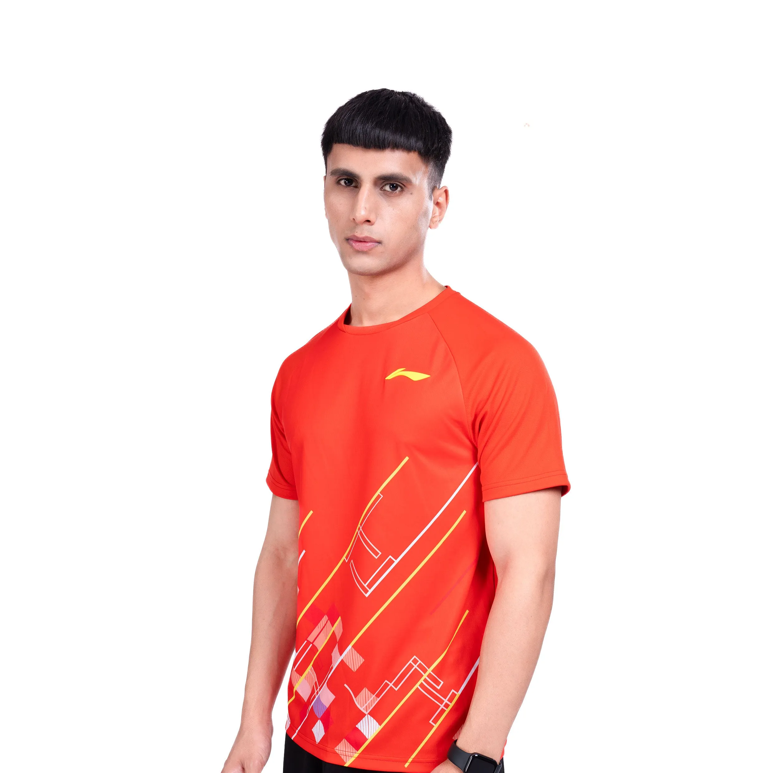 Li-Ning Prism T-Shirt (RED ; 3XS)