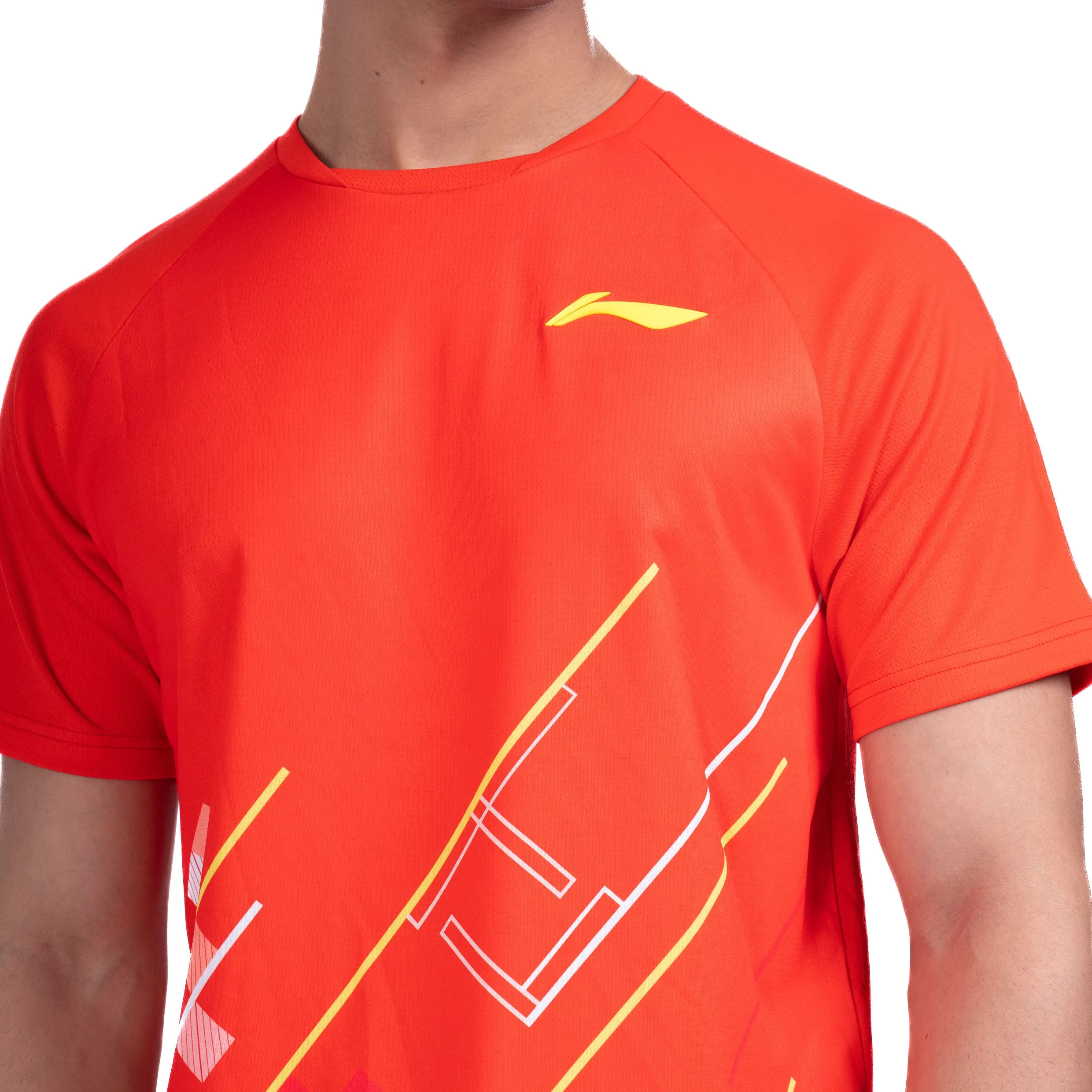 Li-Ning Prism T-Shirt (RED ; 3XS)