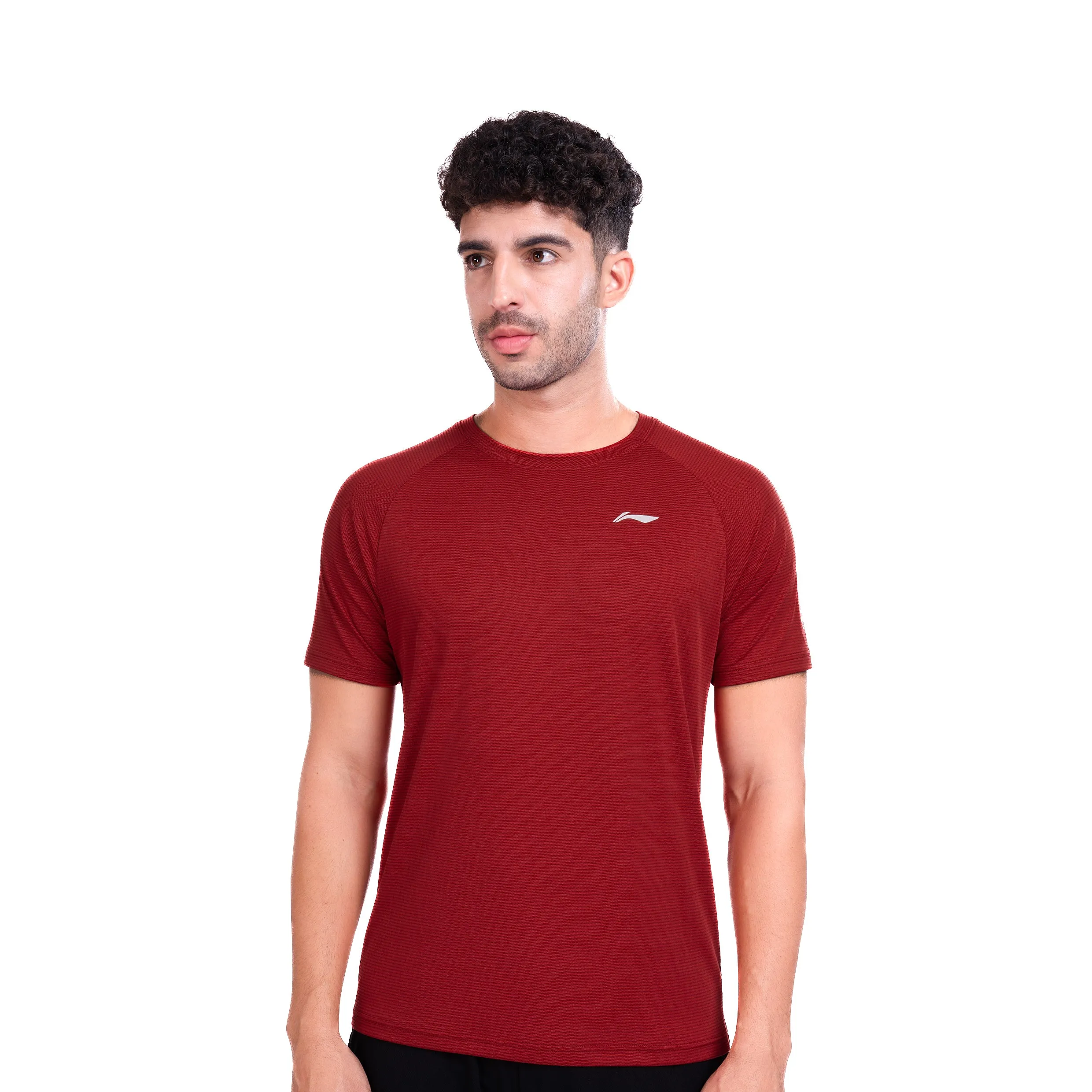 Li-Ning Raglan T-Shirt (RED ; M)