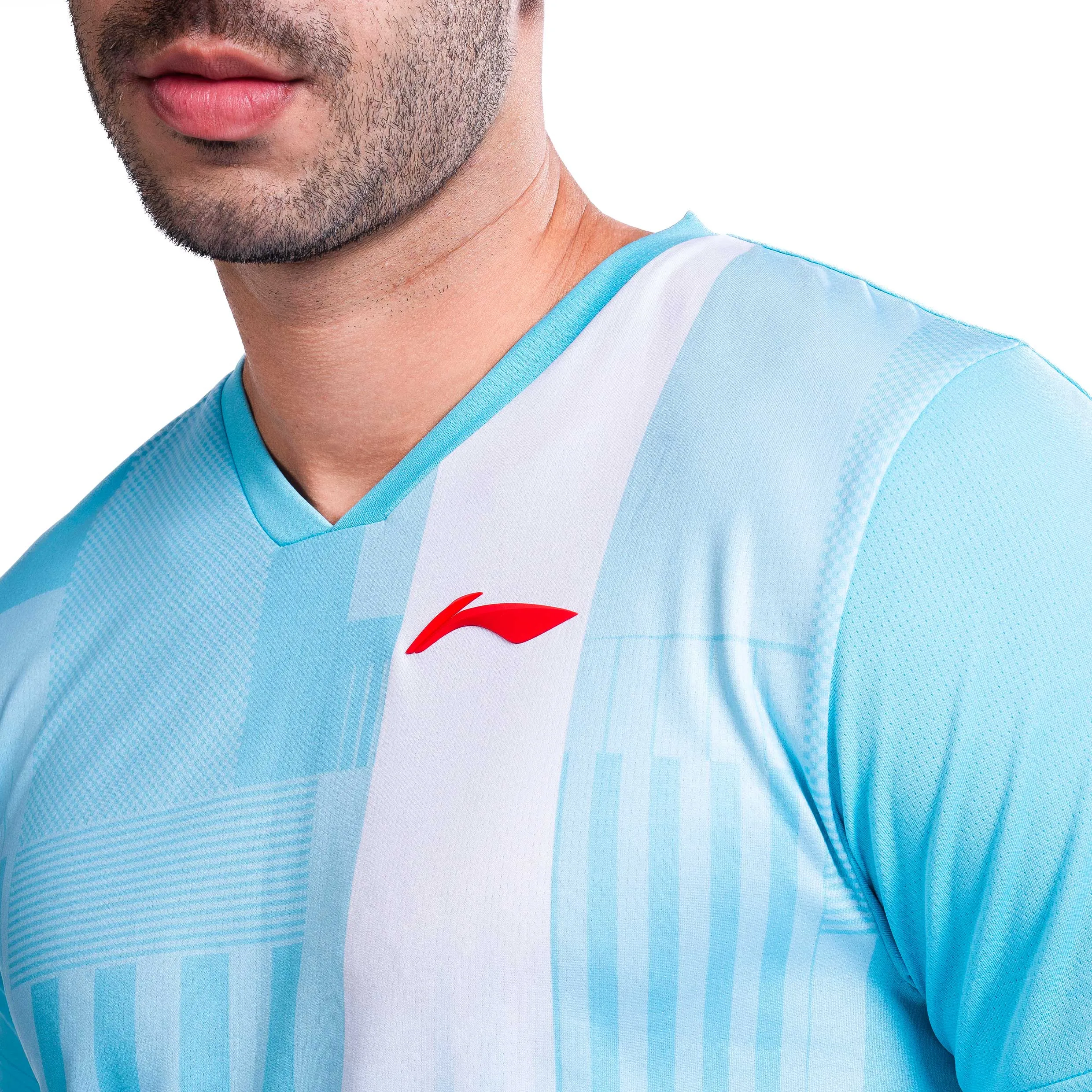 Li-Ning Stroke T-Shirt (SEA BLUE ; S)