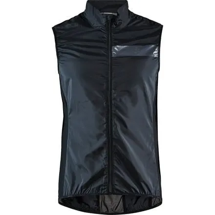 Lightweight wind vest Essence men's Craft, black