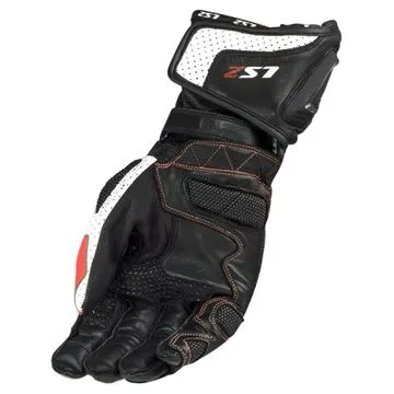 Ls2 Swift Racing Gloves Black White Red