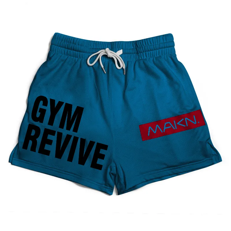 MAKN Revive Drawstring Elastic Waist Gym Shorts