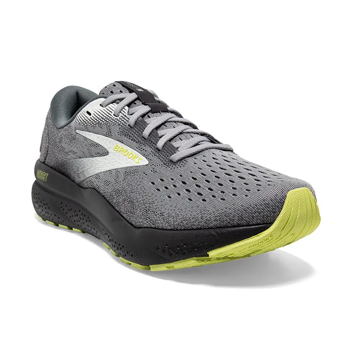 Men's Brooks Ghost 16 Narrow 1104181B040 Color:  Primer/Grey/Lime