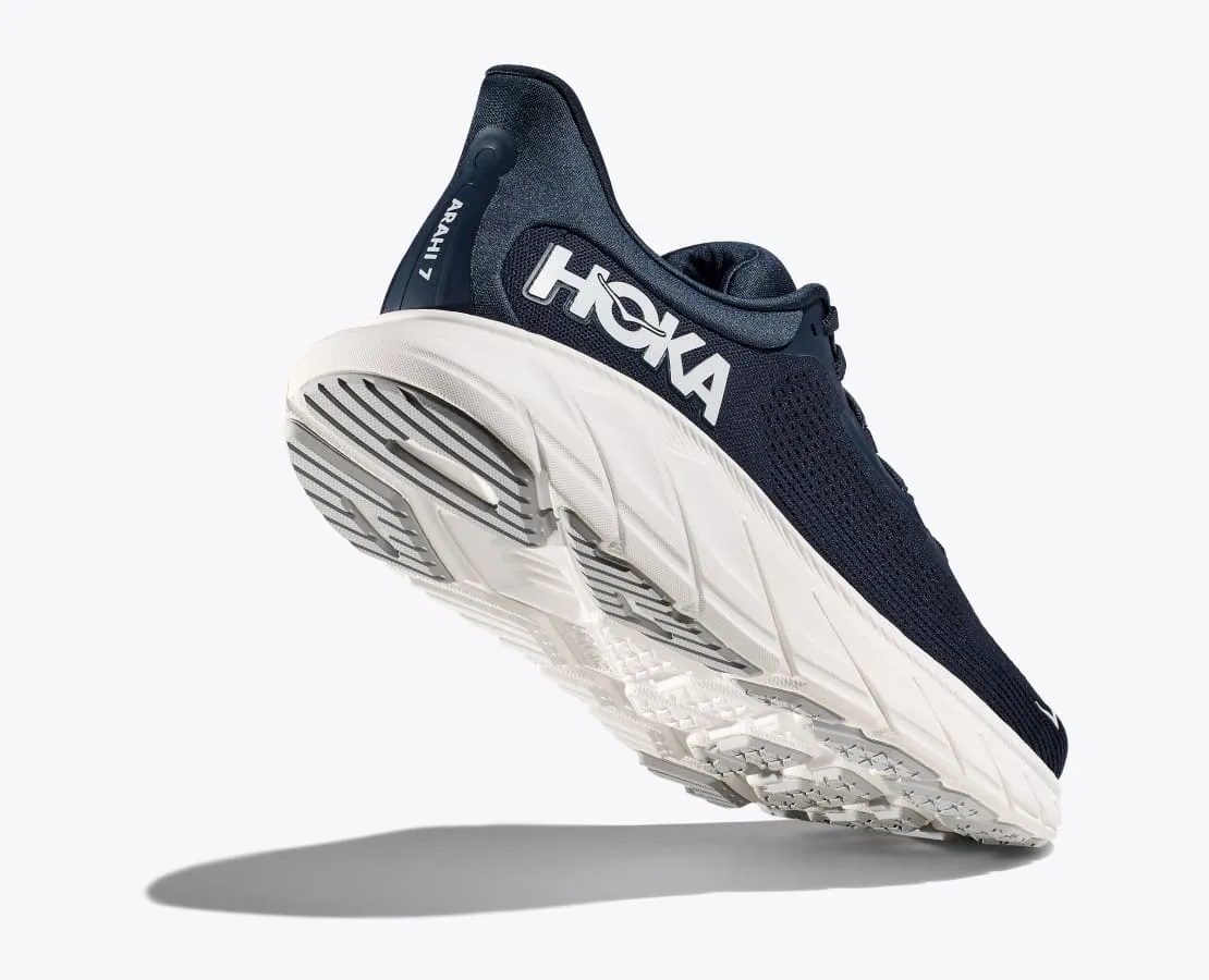 Men's Hoka Arahi 7 1147850OPC Color:  Outer Space/White