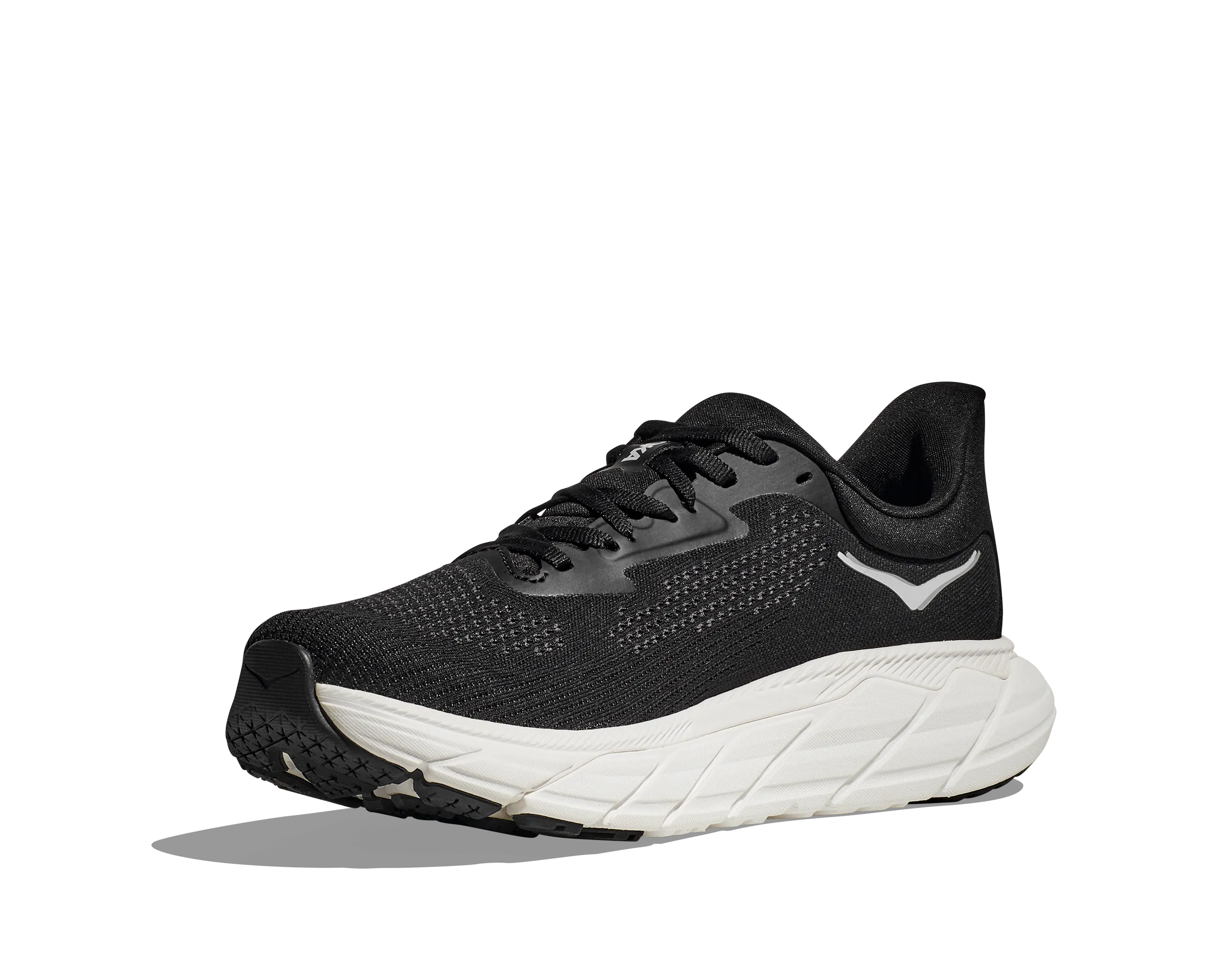 Men's Hoka Arahi 7 Wide 1147870BWHT Color:  Black/White