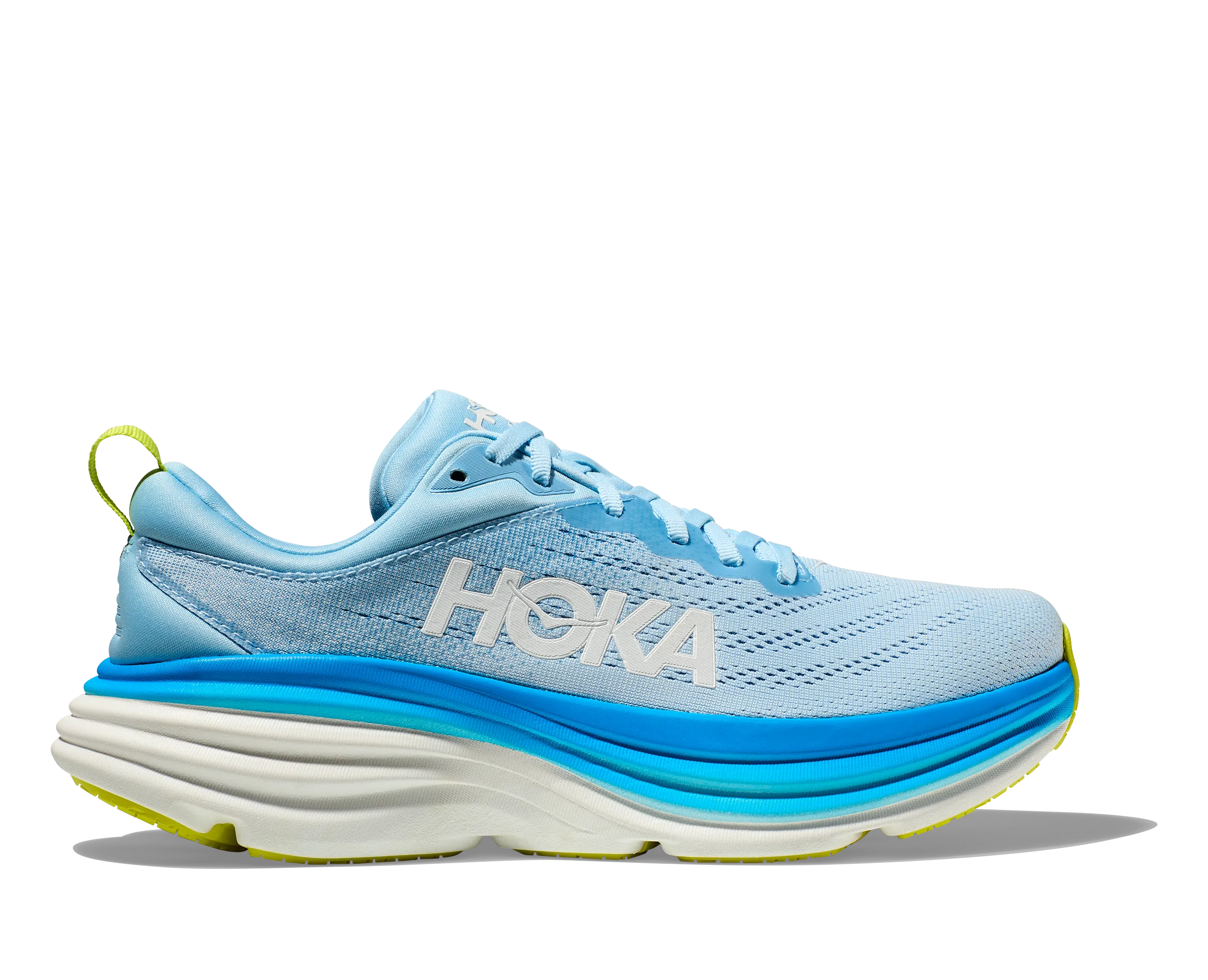 Men's Hoka Bondi 8 Color: Airy Blue / Diva Blue