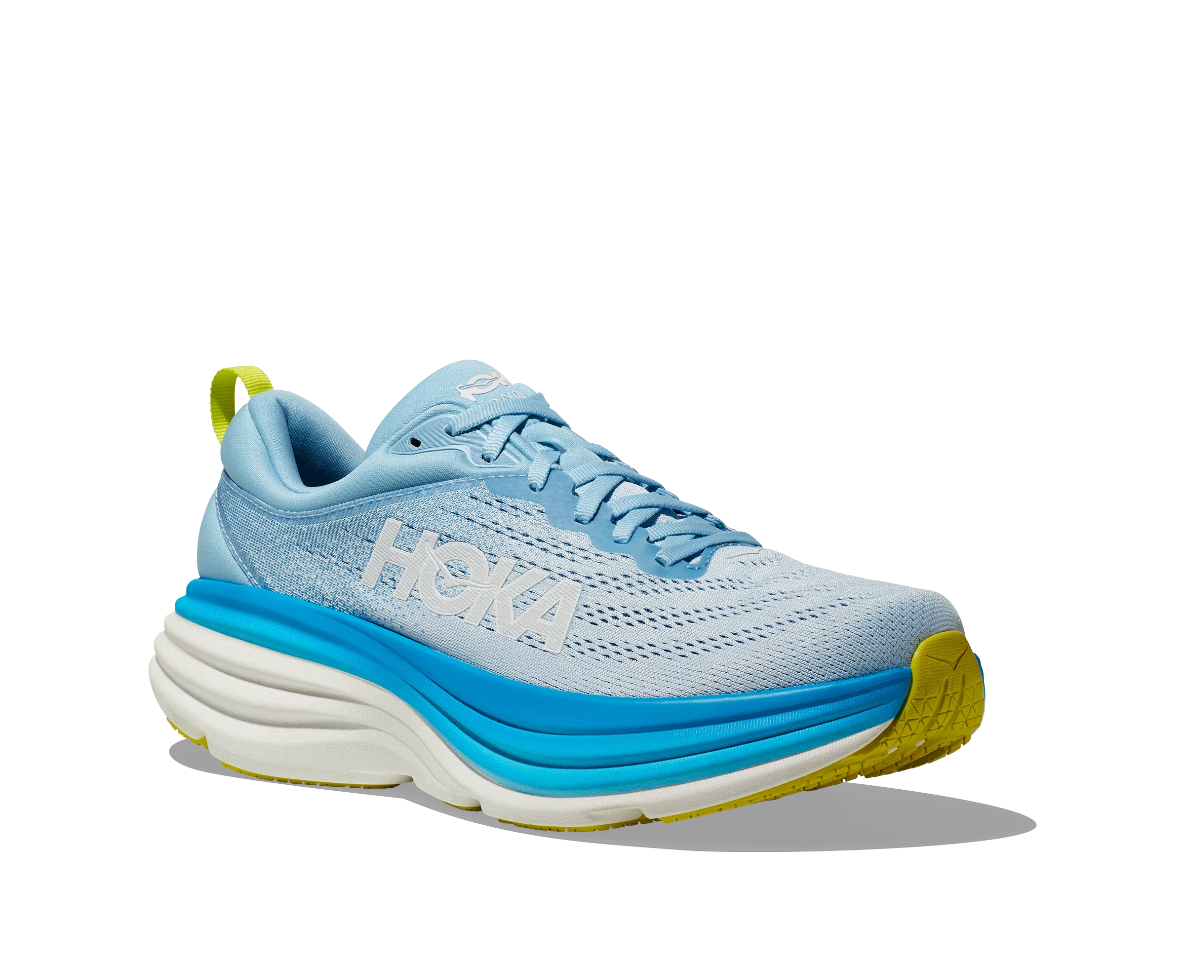 Men's Hoka Bondi 8 Color: Airy Blue / Diva Blue