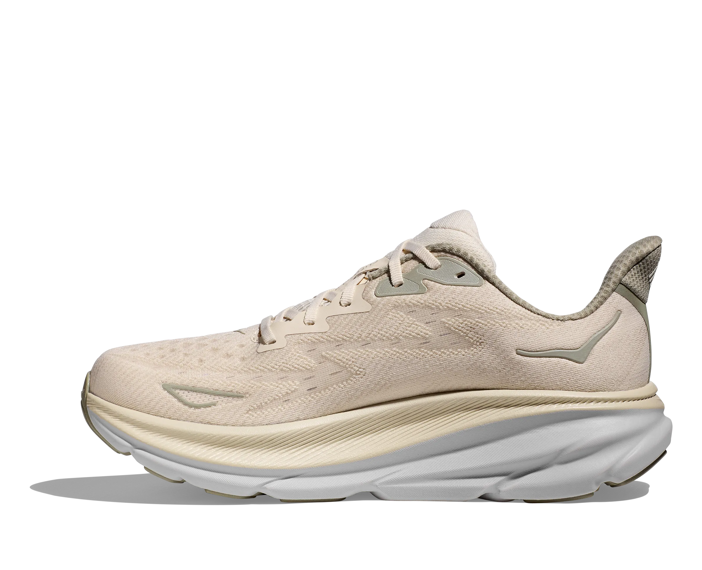 Men's Hoka Clifton 9 1127895OKB Color: Oat Milk/Barley