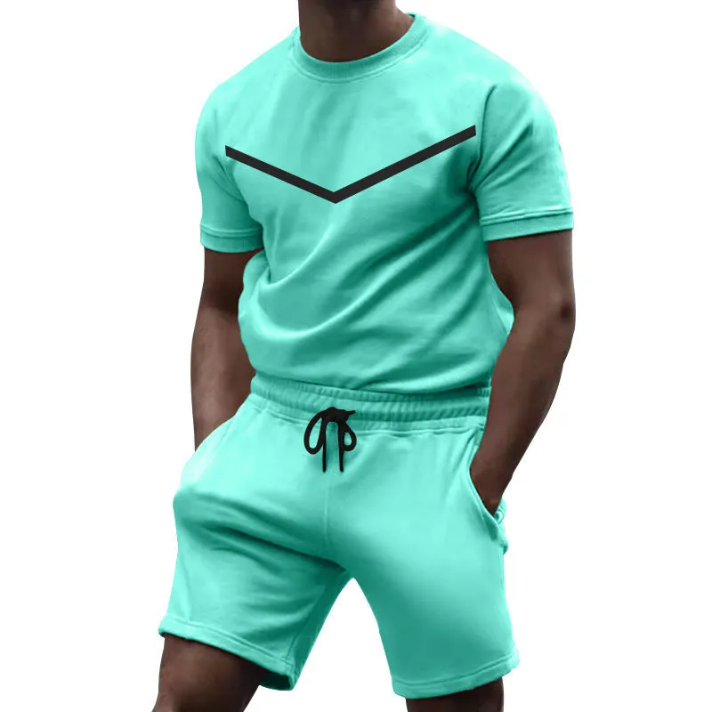 Men's Leisure Casual Two-Piece Set