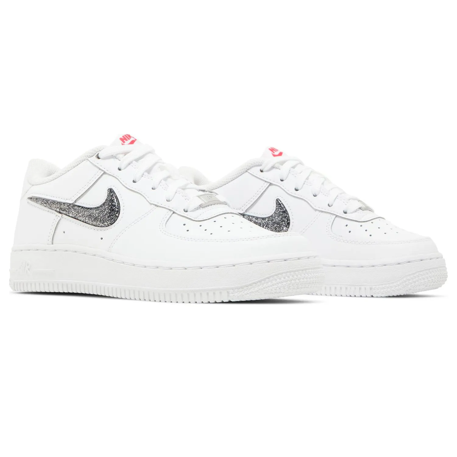 Nike Air Force 1 LV8 GS 'White Black', white