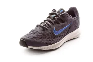 Nike Unisex Downshifter 9 Grade School Running Shoe, Gridiron/Mountain Blue-Black, 5Y Regular US Big Kid