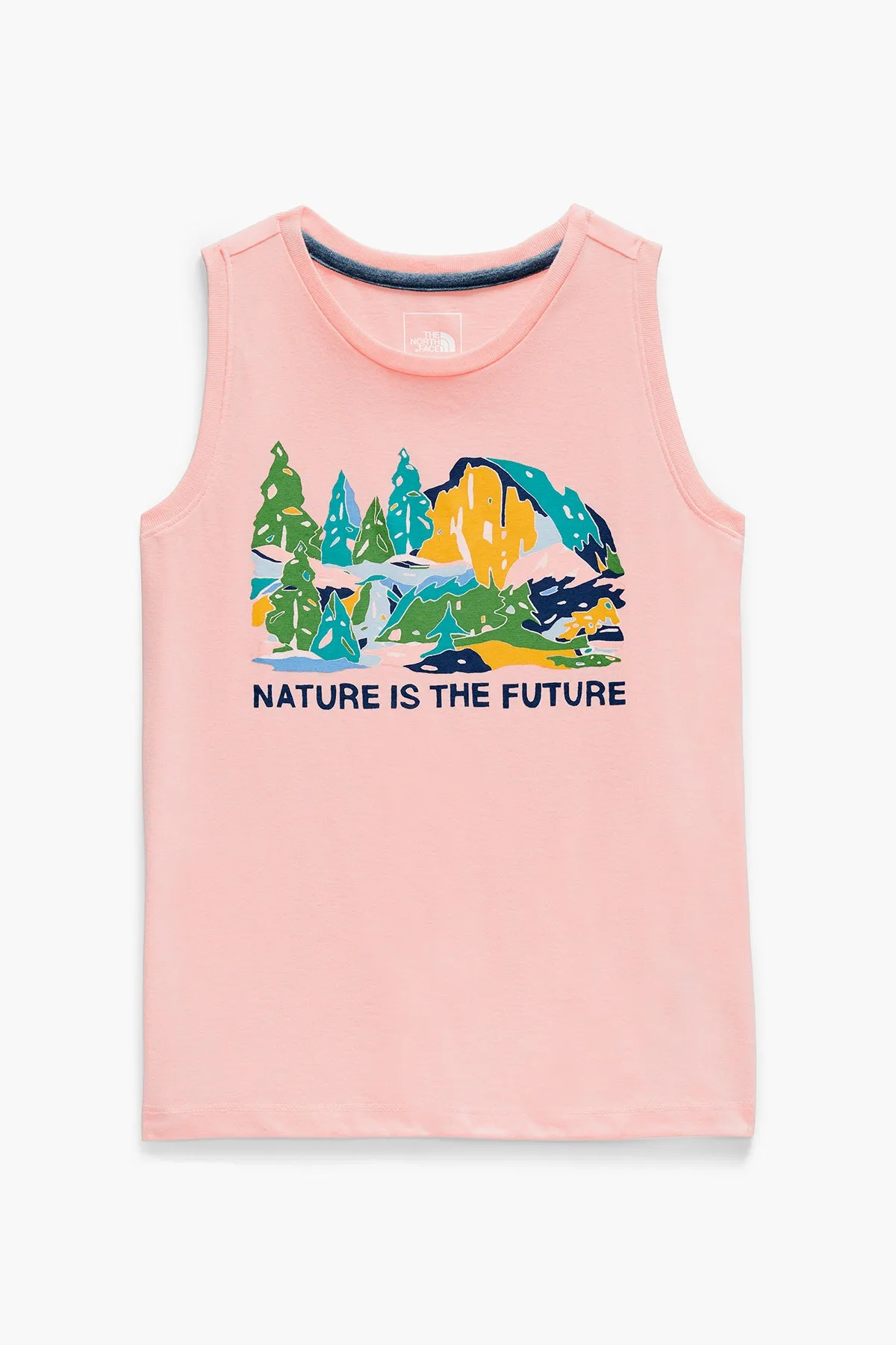 North Face Girls Nature Tri-Blend Tank (Size 6 left)