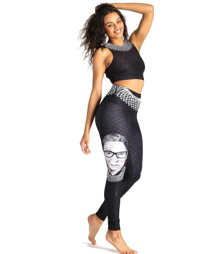 Notorious RBG Printed Yoga Leggings