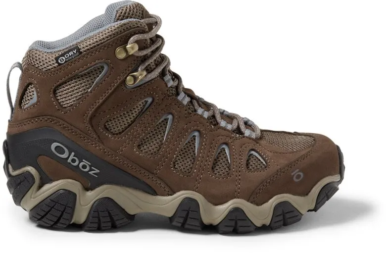 Oboz Women's Sawtooth II Mid B-Dry Brindle/Tradewinds Blue 23702BRINDLE