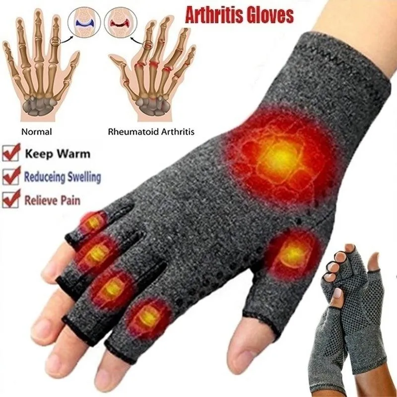 Pair Touch Screen Anti Arthritis Compression Gloves